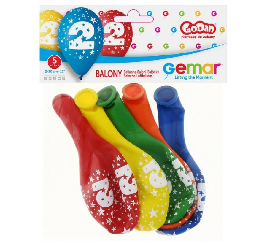 Balony Premium ,,Balony 2" śr. 30 (5szt) GS110/2 GoDan